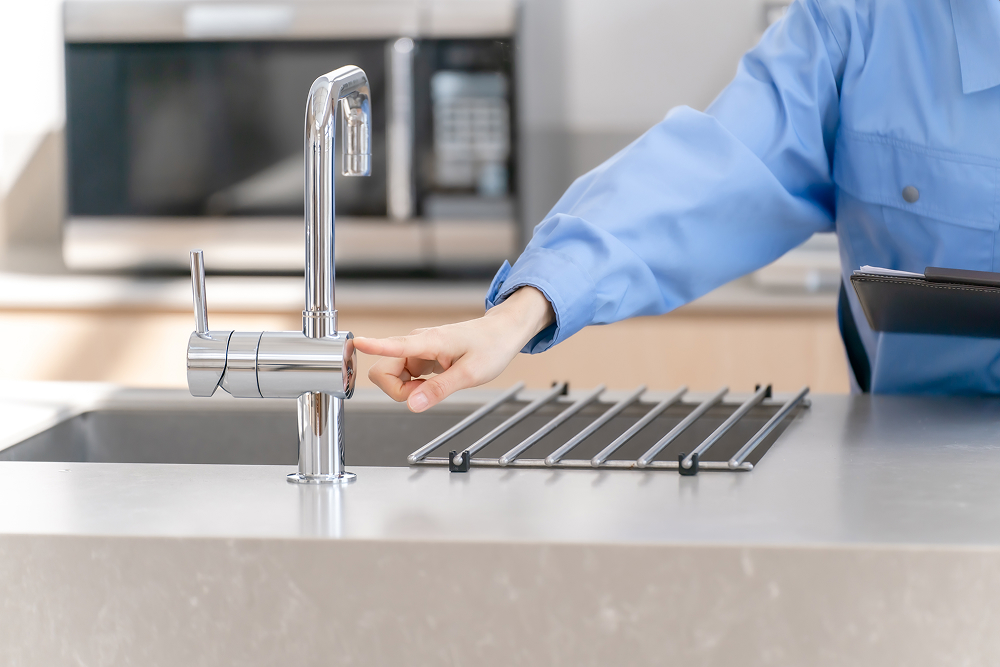 蛇口・水栓の点検と調整